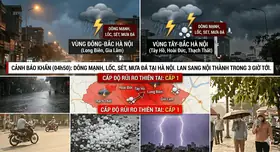 Cảnh Báo Khẩn: Dông Lốc Sét Mưa Đá Đang Xảy Ra Tại Hà Nội – 3 Giờ Tới Lan Rộng Nội Thành