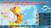 Cảnh báo gió mạnh, sóng lớn trên biển đông (15/03 – 21/03/2026)