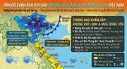 Không Khí Lạnh Tràn Về Đêm Nay – Bắc Bộ Se Lạnh Sáng Mai, Mưa To Trên 100mm Vùng Núi (23/04)