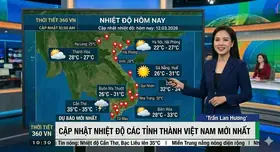 Nhiệt độ hôm nay: Cập nhật nhiệt độ các tỉnh thành Việt Nam mới nhất