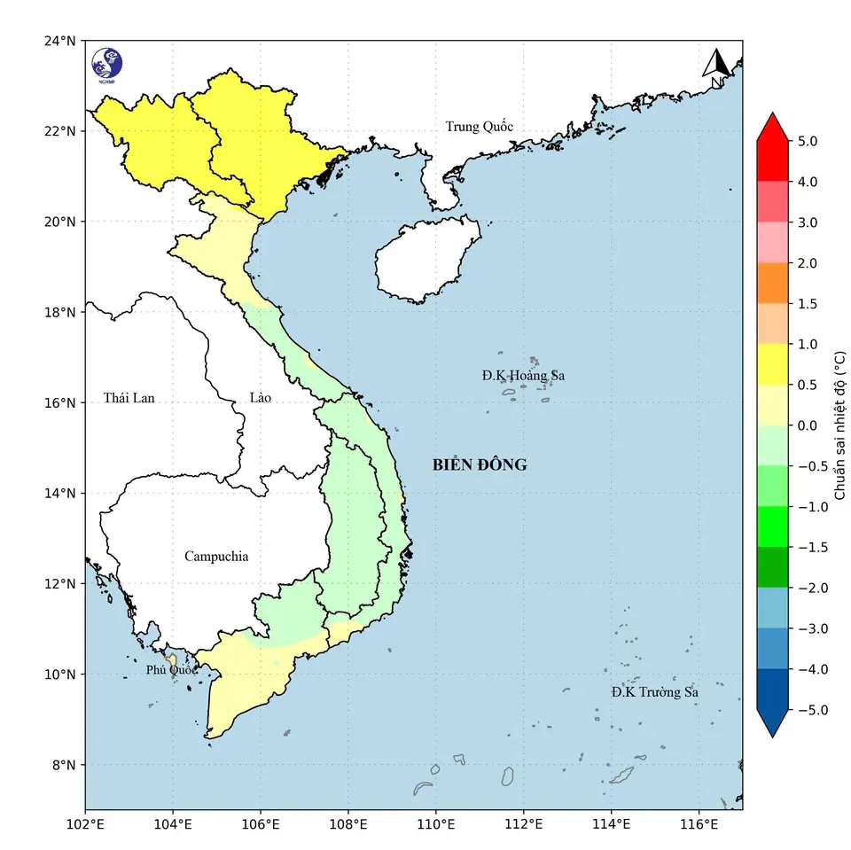 BẢN TIN DỰ BÁO KHÍ HẬU THỜI HẠN THÁNG TRÊN PHẠM VI TOÀN QUỐC (Từ 11/02 - 10/3/2026)