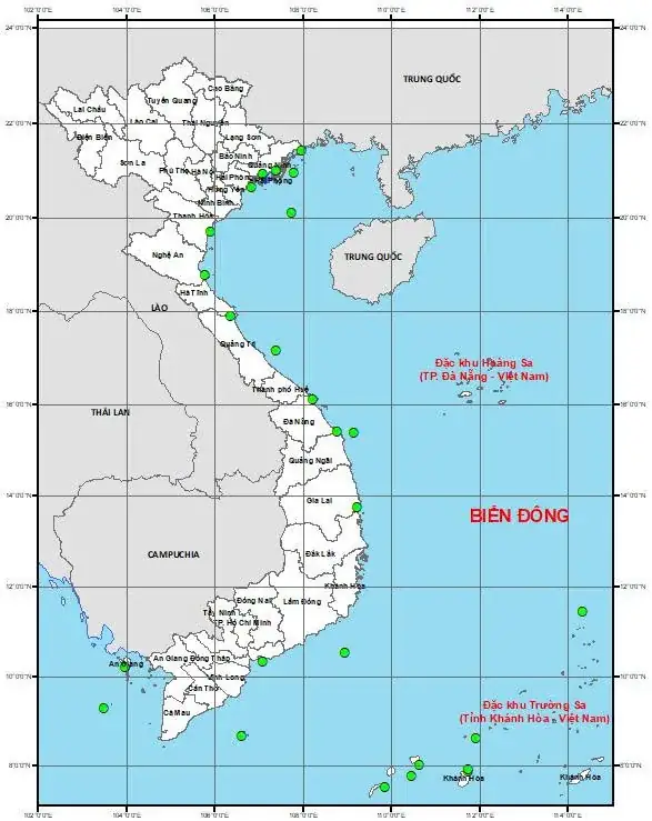 Bản tin dự báo thủy triều 10 ngày (từ 20/02 đến 01/03/2026)