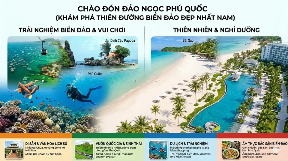 Du lịch Phú Quốc – Khám phá đảo ngọc với những bãi biển đẹp nhất Việt Nam