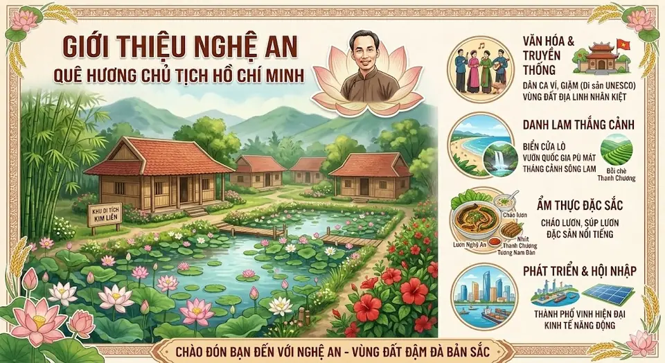 Giới thiệu Nghệ An – Quê hương Chủ tịch Hồ Chí Minh