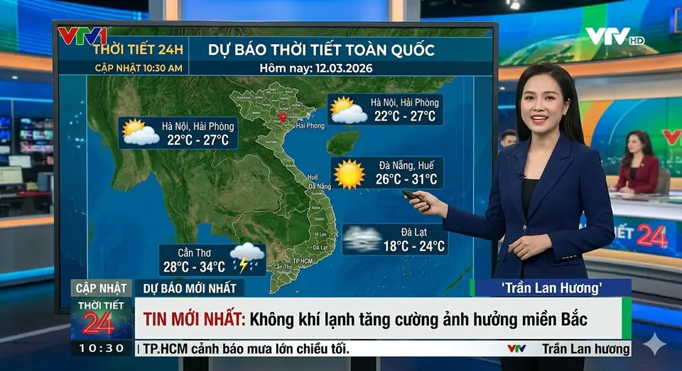 Thời tiết hôm nay: Cập nhật dự báo thời tiết hôm nay trên toàn quốc mới nhất